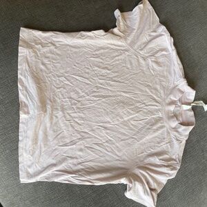 High neck crop athletic top